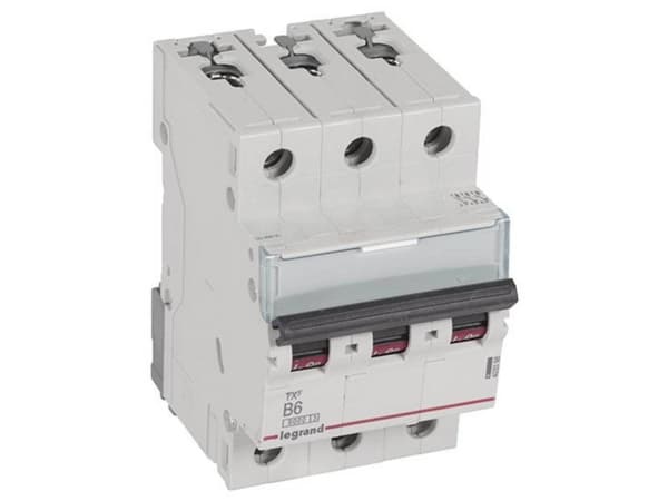 Legrand Miniature circuit breaker S303 B6 TX3 6A 6kA 403398