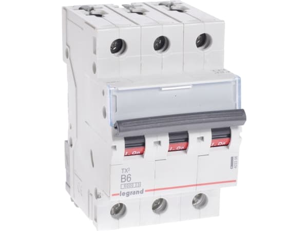Legrand Miniature circuit breaker S303 B6 TX3 6A 6kA 403398