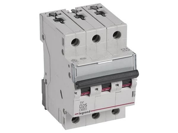 Legrand Miniature circuit breaker S303 D25 TX3 25A 6kA 403757