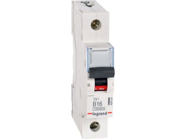 Legrand Miniature circuit breaker 1P B 16A 10kA AC S311 TX3 (404084)