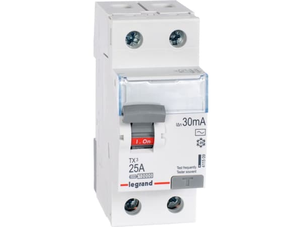 Legrand Residual current circuit breaker 2P 25A 0,03A type AC P302 (411509)