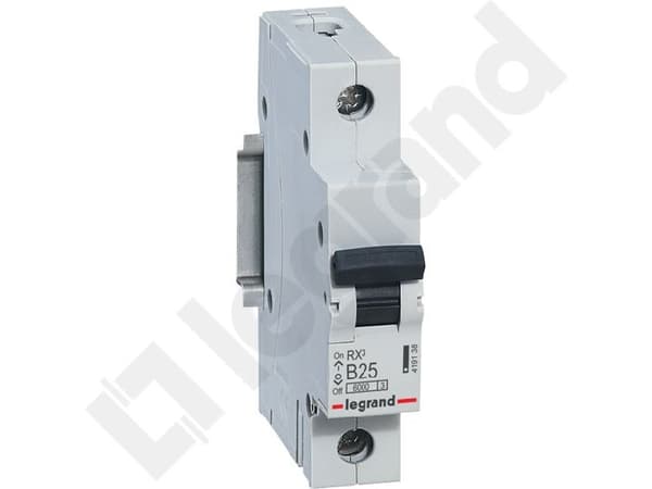 Legrand Miniature circuit breaker RX3 B25A 1P - 419138