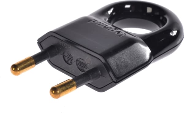 HELMO Kannettava europistoke 2P 2.5A musta 50309 50309