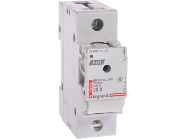 Legrandin sulakkeen katkaisija R 301 20A 1P - 606605