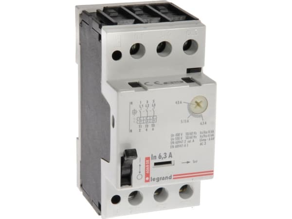 Legrand Motorbryter 3P 2,5kW 4-6,3A M 250 6,3 606808