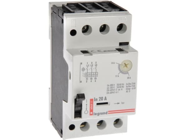 Legrand Motorbrytare 3P 9kW 14-20A M 250 20 606811