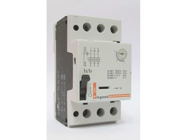 Legrand Moottorikatkaisija 3P 0,06kW 0,16-0,25A M250 1NO/1NC 0,25 606821