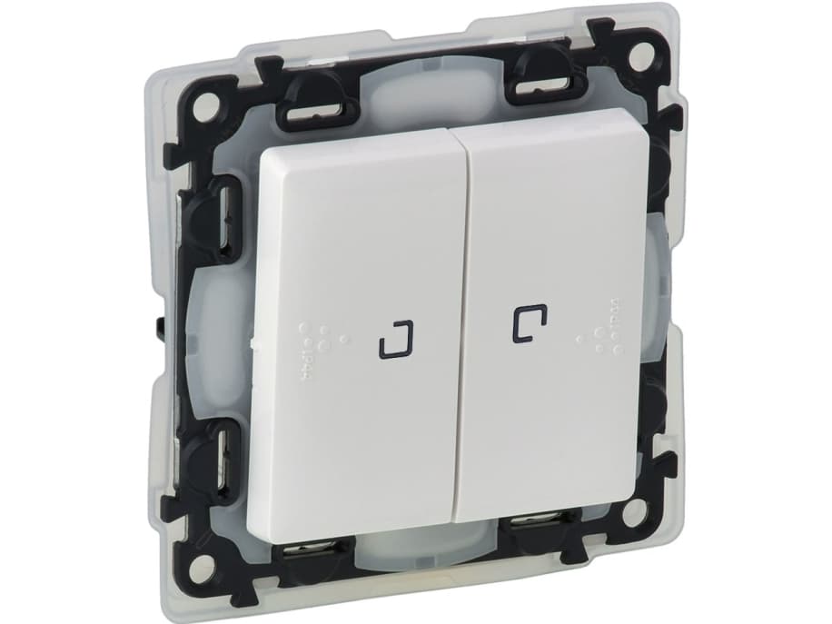 Legrand VALENA LIFE Stair switch with backlight white (752159)