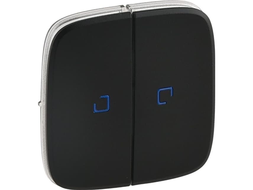 Legrand VALENA ALLURE Switch keys: candlestick with backlight black (755228)