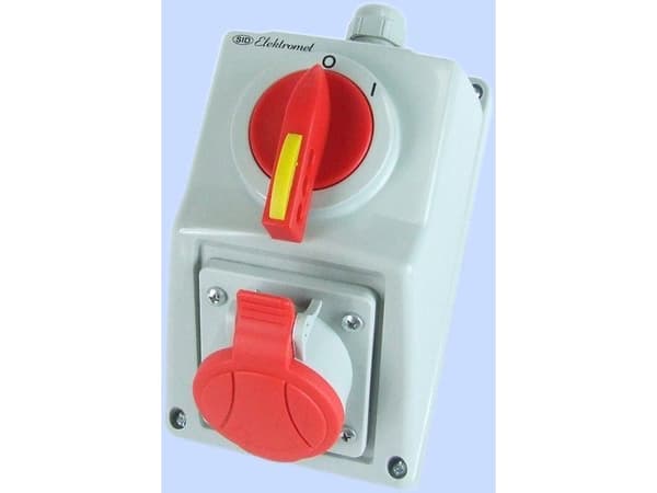 Installationssats med O-I 1x16A 5P 400V C16-18N frånskiljare IP54 971603