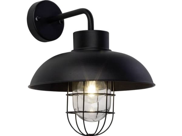 Brilliant Portland 96297/06 Udendørs vægbelysning LED (RGB) E27 60 W Sort