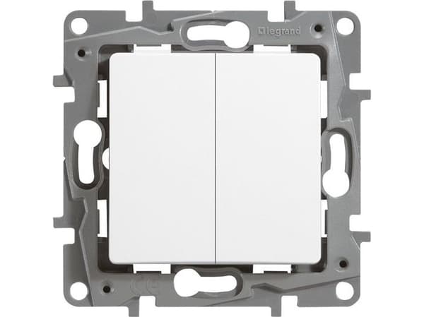 LEGRAND 664502 Niloe dobbel skiftebryter 10AX