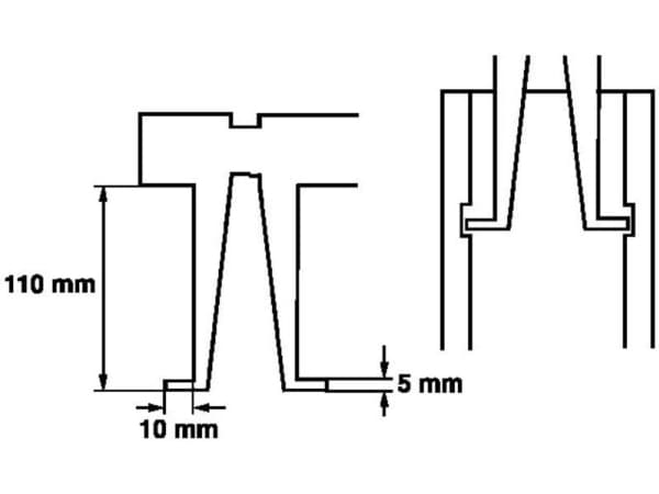 Limit Caliper for interne målinger (128170206)
