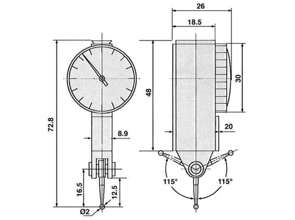 HAK SENSOR GRENSE 0,8MM