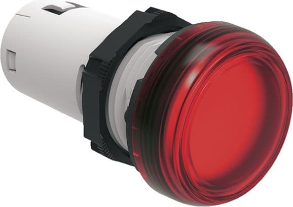 LOVATO Electric LED signal light, one-piece red, 12V AC/DC (LPMLA4)
