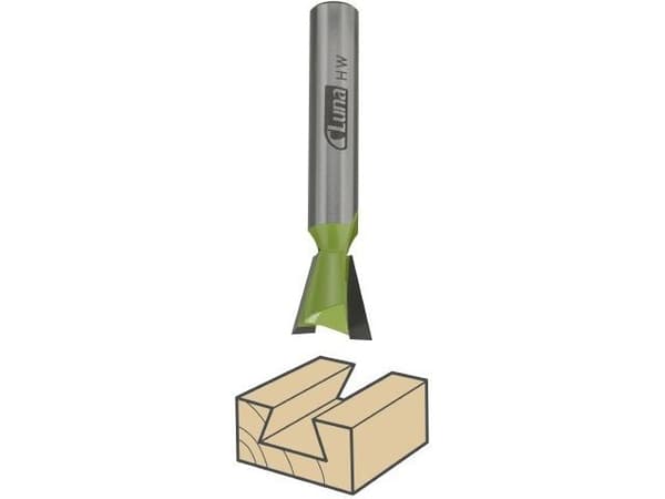 Luna Trapezoidal cutter 14 ° D = 12.7xH = 13/d = 8mm Z = 2 for dovetail joints - 210190203