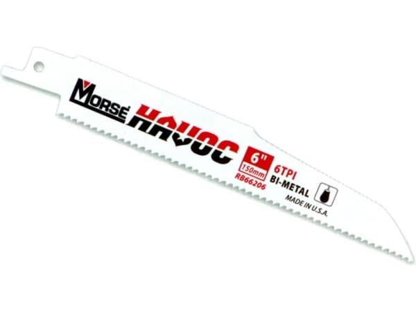 M.K. Morse Havoc 10TPI bimetalli sapelisahanterä 150 x 22 x 1.6mm 3kpl (MORSE-PTA-RB66210T03)