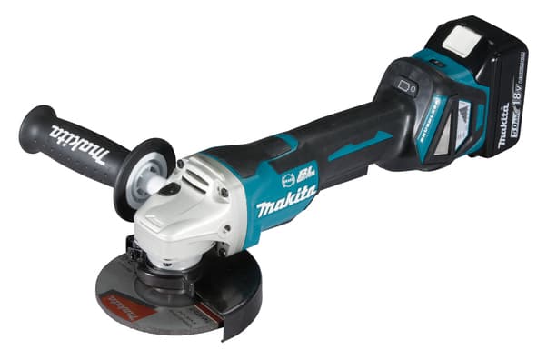 Makita DGA517RTJ - Vinkelsliper - trådløs - 125 mm - 2 batterier - 18 V