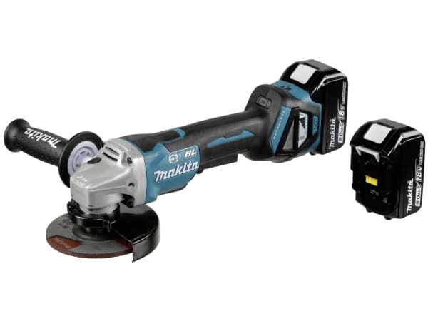 Makita DGA517RTJ - Vinkelsliper - trådløs - 125 mm - 2 batterier - 18 V