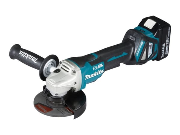 Makita DGA517RTJ - Vinkelsliper - trådløs - 125 mm - 2 batterier - 18 V