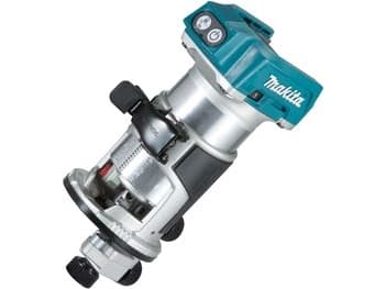 Makita DRT50 - Trim router - trådløs - flens 8 mm - uten batteri - 18 V - SOLO