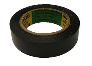Mega PVC isolasjonstape 15mm 10m 1000V svart - 13101C