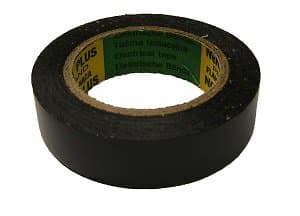 Mega PVC eristysnauha 19mm 20m 1000V musta - 13102C - 13102C