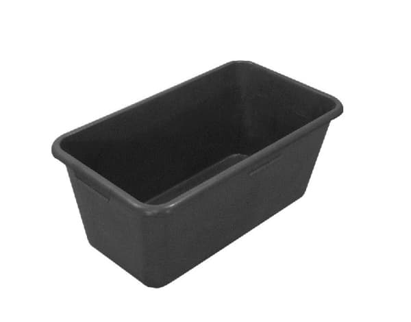 Mega byggtråg för murbruk 60L transporthandtag 71x40x29cm - 35596