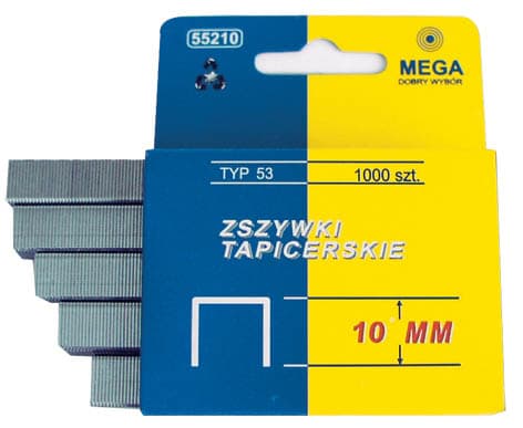 Mega Staples type 53 10mm 1000 stk. 55210