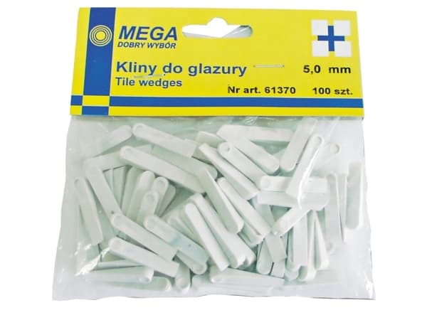 MEGA Wedges for tiles 10 x 7 x 26m 50 pcs. (61371)
