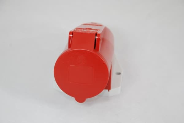 Mennekes Fast uttag 4P 16A 400V röd IP44 1268 MEN1268 - MEN1268