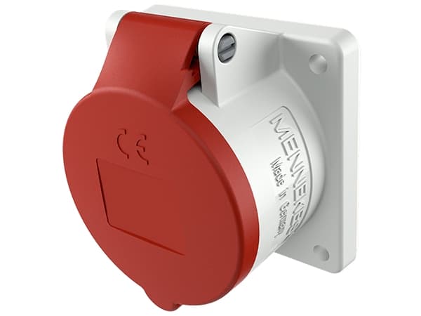 MENNEKES 3451, 5P, Skruvar, Röd, Vit, IP44, 400 V, 32 A