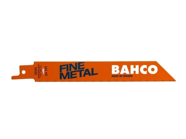 Bahco 3940-150-24-ST-5P, Sticksågsblad, Metall, Snabbstål (HSS), 0,9 mm, 15 cm, 5 styck