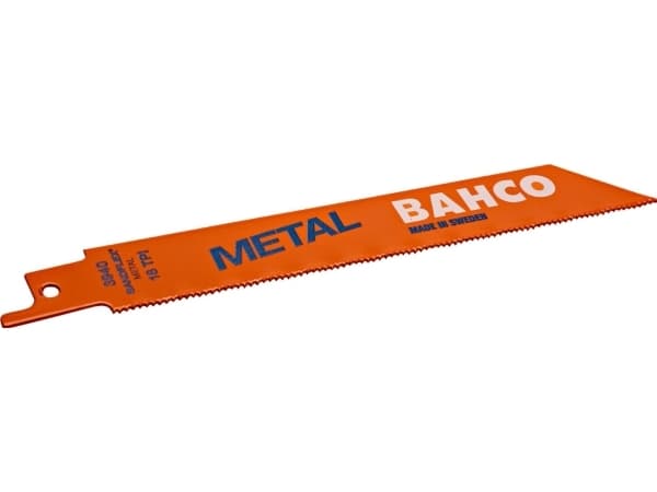 Bahco 3940-300-14-ST-5P, Sticksågsblad, Metall, Snabbstål (HSS), Orange, 0,9 mm, 30 cm