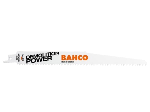 Bahco 3940-300-5/8-DSL-5P, Puukkosahanterä, Terästä, Valkoinen, 5/8, 1,6 mm, 30 cm