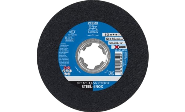 PFERD 61341123, 12,5 cm, 1,6 mm, 12200 RPM, 25 stykker