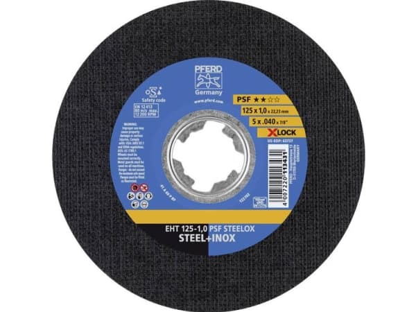 PFERD 61721101, 1 mm, 12200 RPM, 25 styck