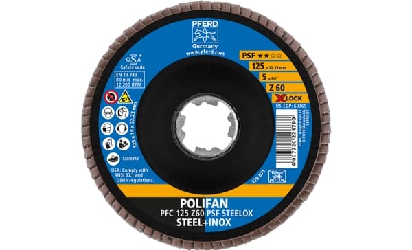 PFERD 67666126, 12,5 cm, 12200 RPM, 60 g, 10 styck