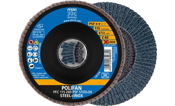 PFERD 67668116, 11,5 cm, 13300 RPM, 80 g, 10 stykker