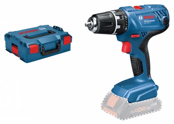 Bosch Light Series GSR 18V-21 Professional - Drill/driver - trådløs - 2 hastigheter - nøkkelfri borhylse 13 mm - 55 N·m - uten batteri - 18 V - SOLO