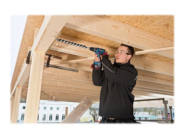 Bosch GSR 18V-28 Professional - Drill/driver - trådløs - 2 hastigheter - nøkkelfri borhylse 13 mm - 63 N·m - uten batteri - 18 V - SOLO
