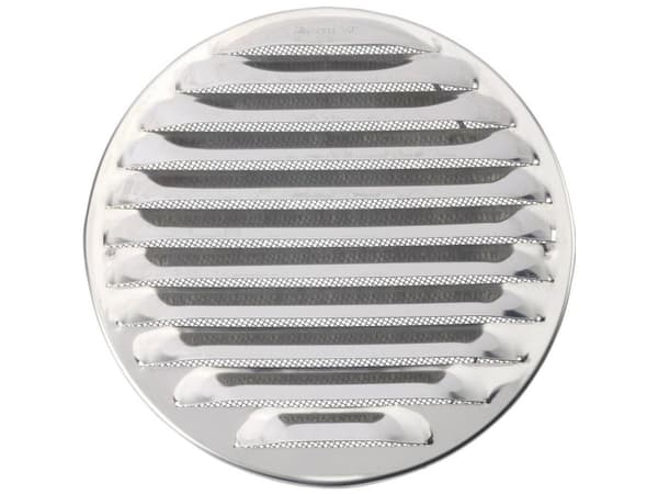 Wallair N31841 Udsugningsgitter Rustfrit stål Passer til rørdiameter: 16 cm