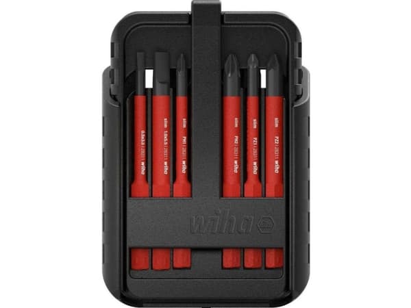 Wiha bitsæt slimBit electric i bælteholder Torx/PH/PZ/LK/SL-PZ 15 dele