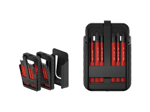 Wiha bitsæt slimBit electric i bælteholder Torx/PH/PZ/LK/SL-PZ 15 dele
