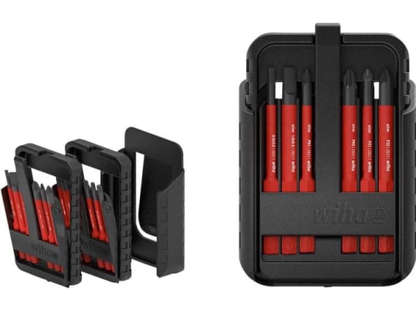 Wiha bitsæt slimBit electric i bælteholder Torx/PH/PZ/LK/SL-PZ 15 dele