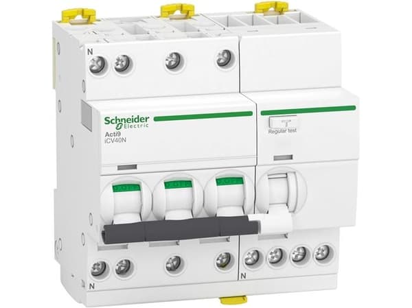 SCHNEIDER ELECTRIC ACTI 9 iCV40N 3PN C 10A 30mA A RCBO