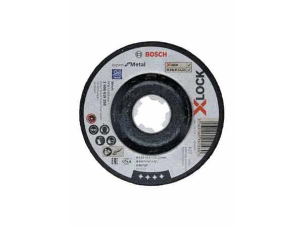 Bosch Expert for Metal - Hiontakiekko - metalliputkille, ei-rautametalleille, teräkselle, metalliprofiileille - 115 mm - raekoko: A30T-BF