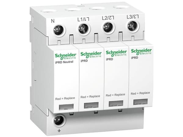 Schneider Electric Acti9 iPRD, 3P + N, Valkoinen, CE, -25 - 60 °C, -40 - 85 °C, 5 - 95%
