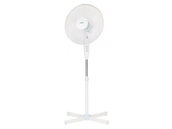 MPM MWP-17, Kotitaloustuuletin ilman lapoja, Valkoinen, Lattia, 36,5 cm, 90°, Painikkeet