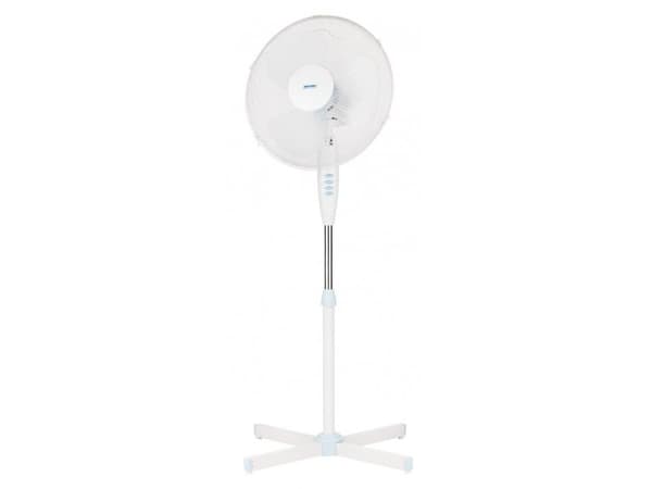 MPM MWP-17, Kotitaloustuuletin ilman lapoja, Valkoinen, Lattia, 36,5 cm, 90°, Painikkeet
